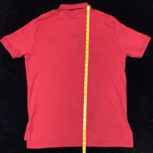 Ralph Lauren Polo Shirt Men L Red Pony Casual Short Sleeve Pullover ~ Very Soft - Picture 4 of 5